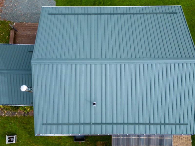 Metal Roofing Project in Lower Harmony, NS